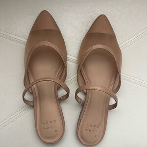 A New Day Women's Mesh Mule Pointed Flats